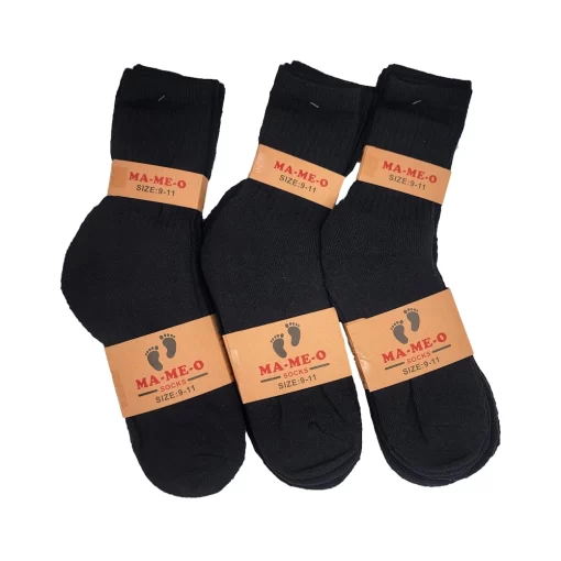 Socks 12 pair-pack,HIGH-TOP BLCK (6025)