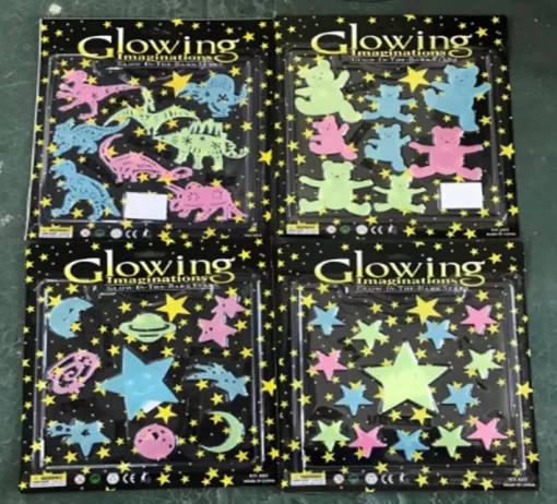 Glow Sticker "Star Bear Dinosaur"