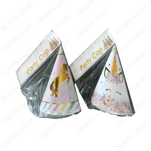 6pcs unicorn paper hat