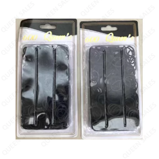 HAIR RUBBER BAND BLACK CLR