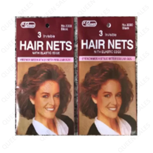 HAIR NET 3PC BLACK,72974