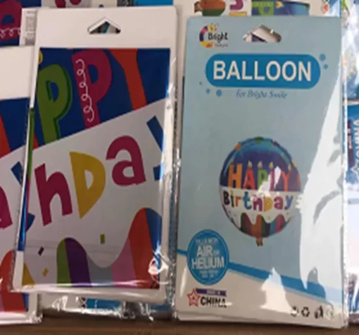 Foil Balloon helium "Birthday"