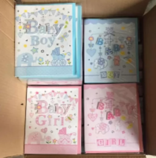 Greeting card "boy/girl" 157012