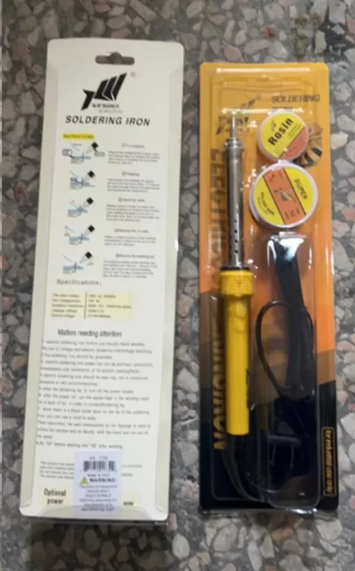 ELECTRIC SOLDERING IRON 60W w/ Rosine