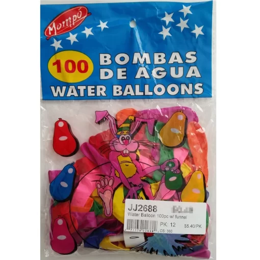 Water Balloon 100pc w/ funnel