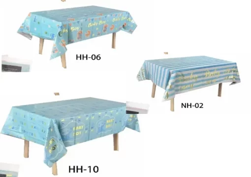 Boy asst color tablecloth (137x274cm)