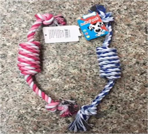 Pet ROPE TOY ASST COLORS