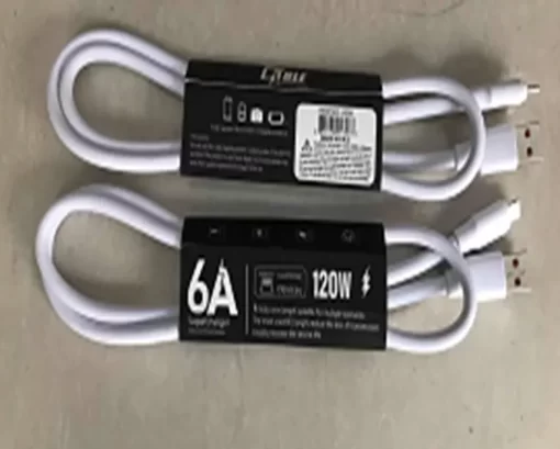 USB Cable Type-C White 3ft thick wire