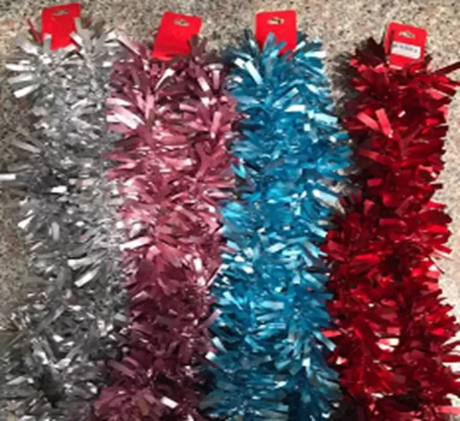 Christmas Garland, Matt asst colors