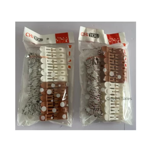 12pcs clips+rope