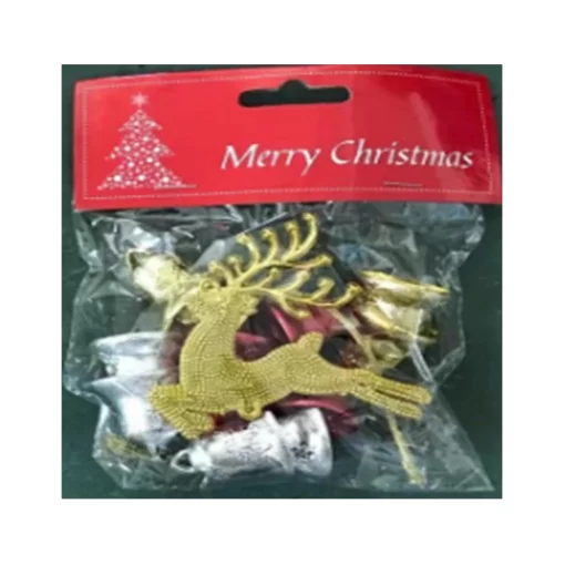 Christmas Deco Ornament "Bell/Deer"