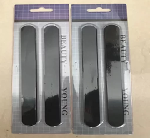 2 PS BLACK  NAIL FILE