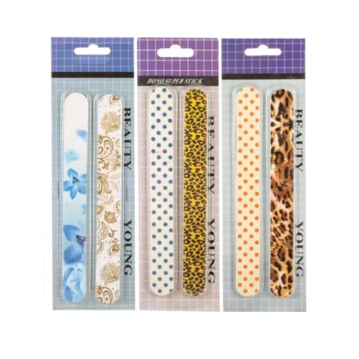 NAIL FILES 2PCS SET ASST DSGN