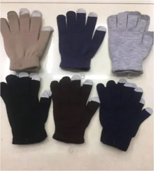 MEN WINTER GLOVES ASST COLORS