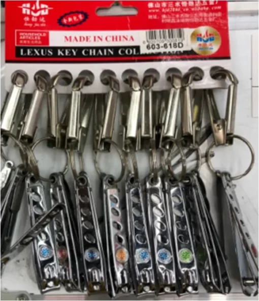 Keychain w/ nail clipper