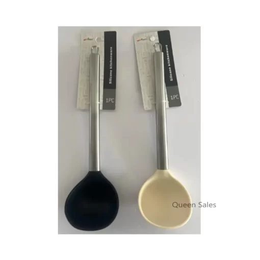 Stainless steel silicone cooking shovel