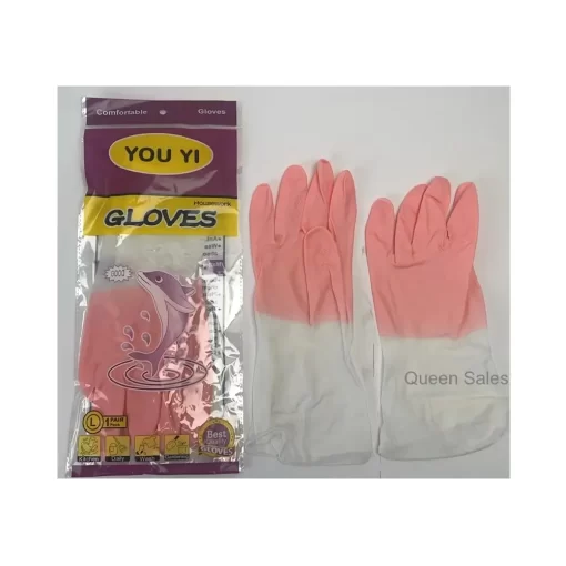 Dishwashing gloves, Pink