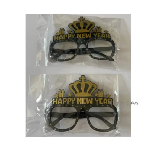 New year crown glasses